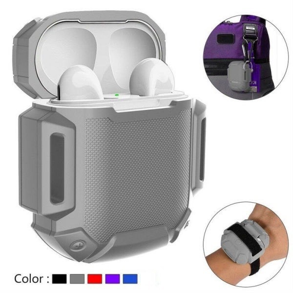 [Mã ELFLASH5 giảm 20K đơn 50K] Ốp Airpod Đeo tay chạy bộ chất liệu silicone dày tặng 3 món phụ kiện kèm theo