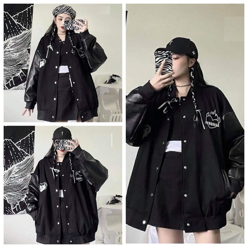 Áo khoác bomber LARKER Unisex Áo khoác dù cá tính - CUTE_ZOO