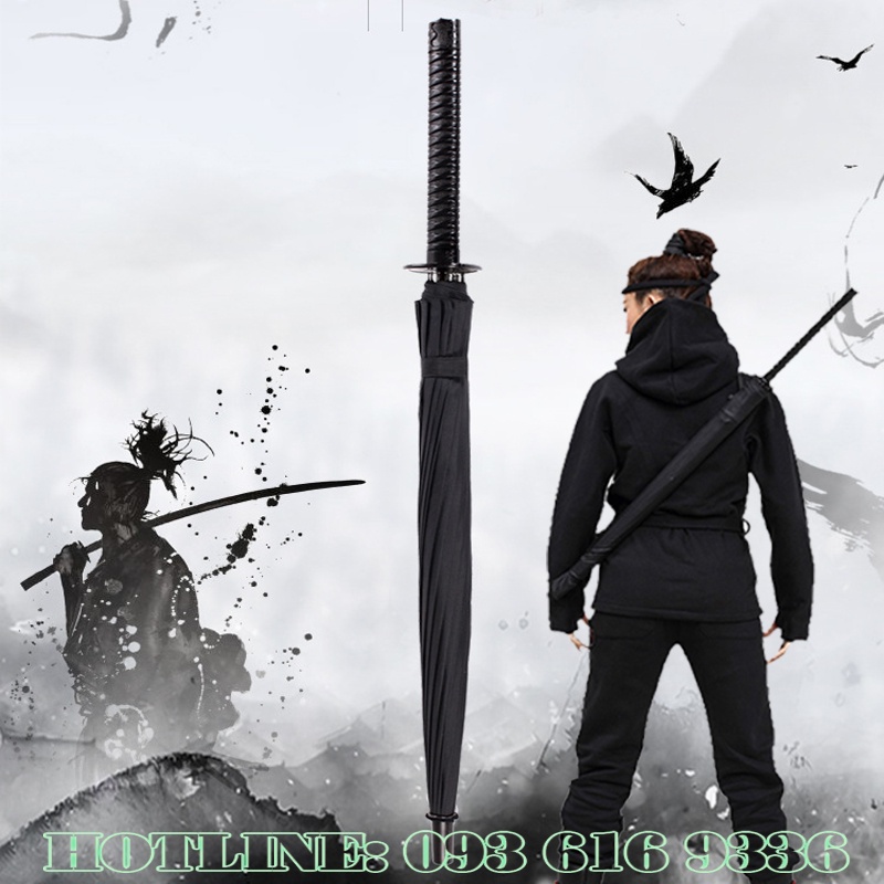 Ô dù cỡ lớn 24 nan ☔𝐅𝐑𝐄𝐄𝐒𝐇𝐈𝐏☔ Ô dù che mưa nắng giả kiếm nhật siêu HOT - slc.vn