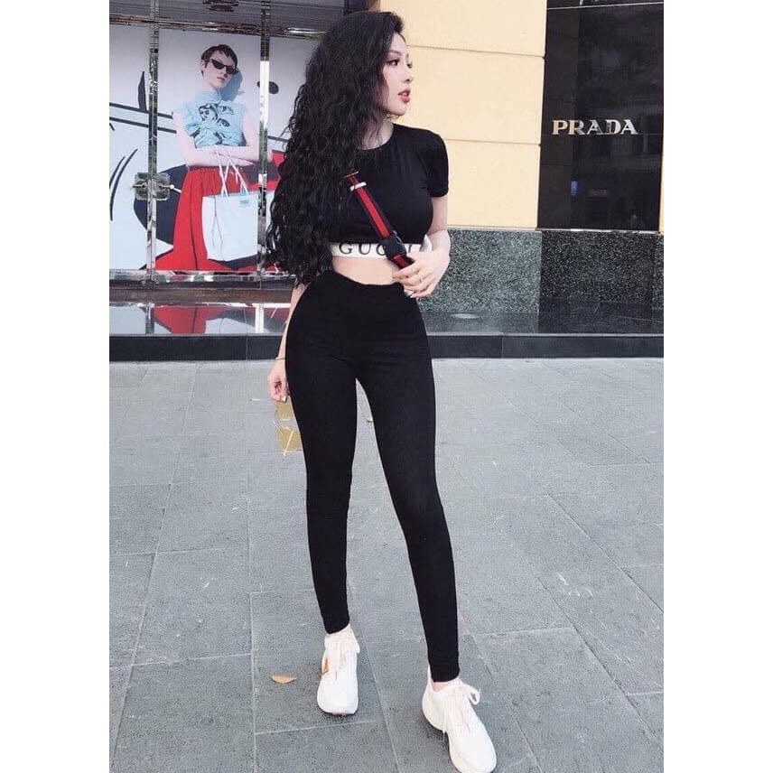 Quần Legging Nữ Cạp Cao F21 Xuất Hàn Bigsize 40kg - 80kg