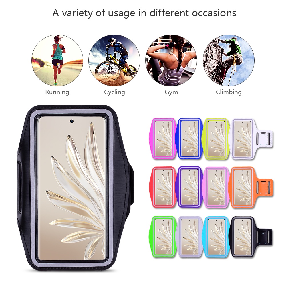 Ốp Điện Thoại Gắn Cánh Tay Khi Tập Thể Thao Cho HuaWei Honor 80 SE 70 Pro Plus