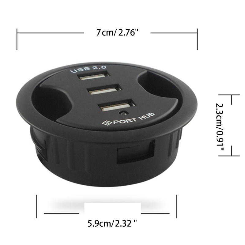 Bộ Chia 3 / 5 Cổng USB 2.0 Đa Năng Cho Văn Phòng / PC