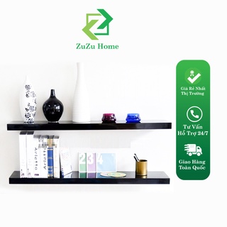 ! RẺ VÔ ĐỊCH ! Kệ gỗ trang trí gắn tường giấu chân, dài 50 cm x sâu 15cm