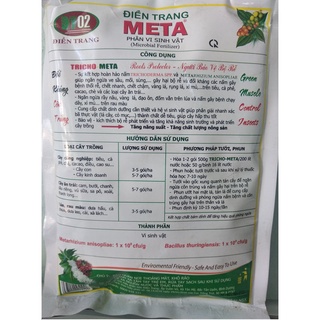 Chế phẩm men vi sinh Tricho Meta (côn trùng)(500g/gói)
