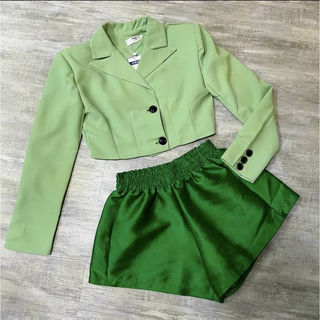 Áo vest Croptop nữ dài tay, Áo vest lửng phong cách Hàn Quốc nhiều nhàu VE03