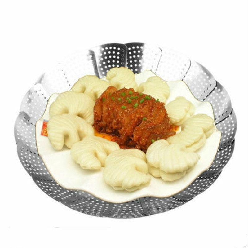 Rổ Hấp Rau Củ Đa Năng Bằng Thép Không Gỉ