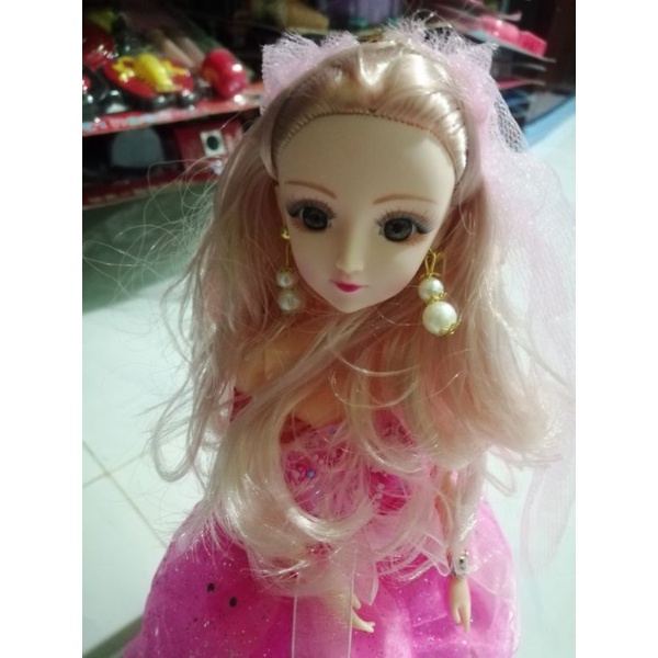 Lồng đèn trung thu lồng đèn búp bê Barbie xinh xắn Mẫu lớn có đèn nhạc dễ thương