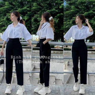 Quần Baggy Tây ống đứng