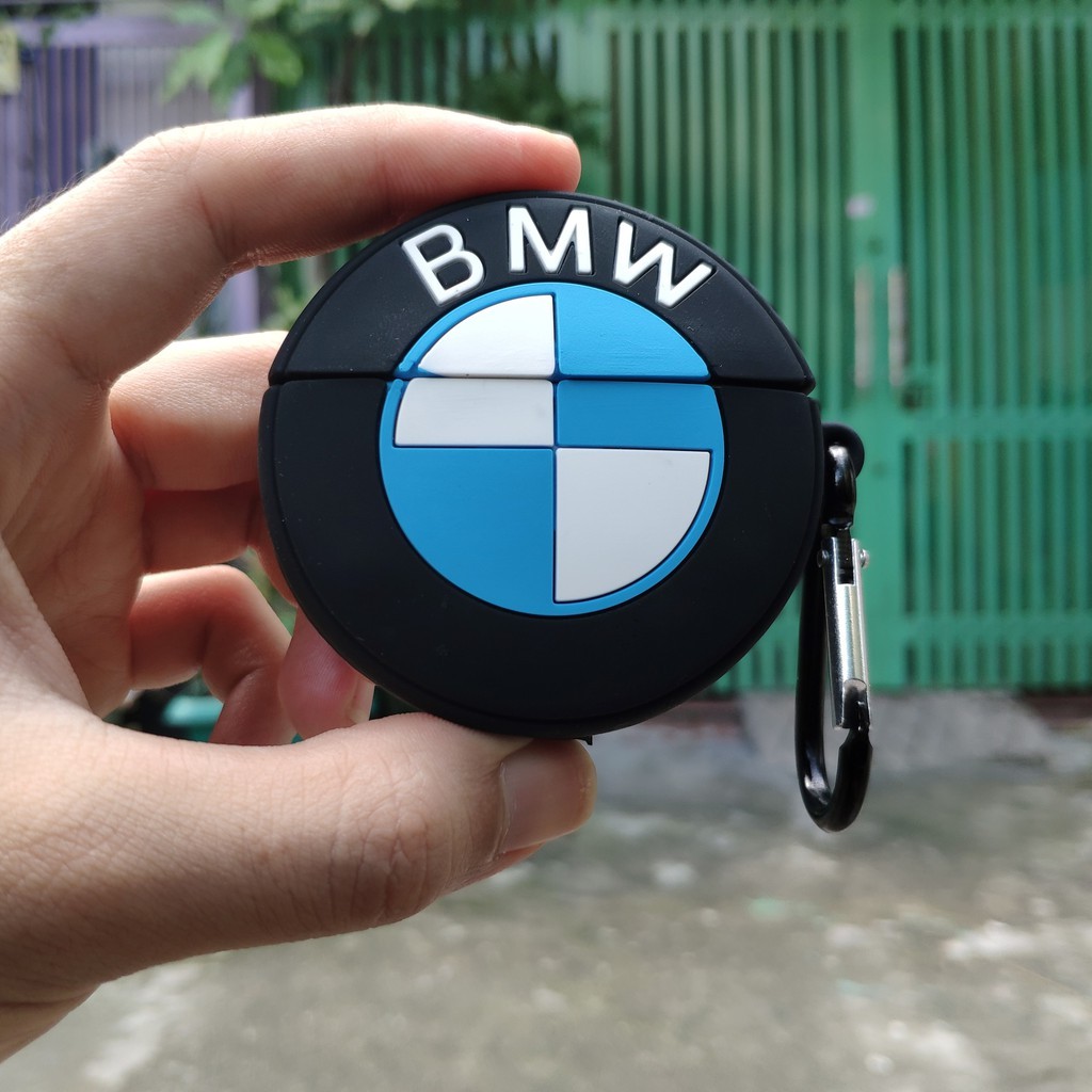 Case Vỏ Bao Airpod Đựng Tai Nghe Airpod Pro Silicon 🐸 Hình Logo Xe Sang BMW MEC 🐸 - Pepe2VN