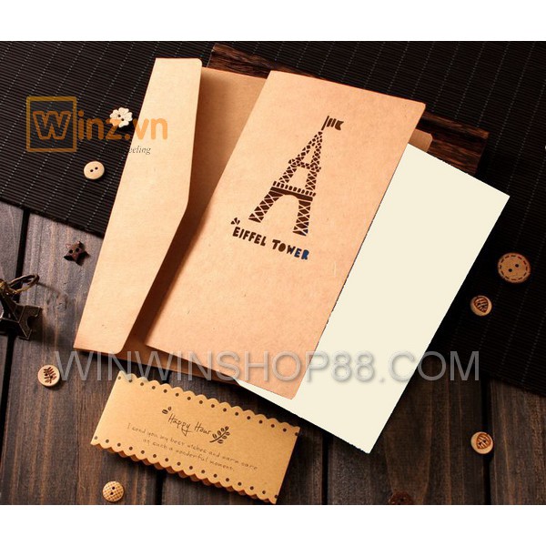 Thiệp thông điệp sinh nhật Vintage, thiệp sinh nhật, thôi nôi cho bé trai bé gái - Andhere