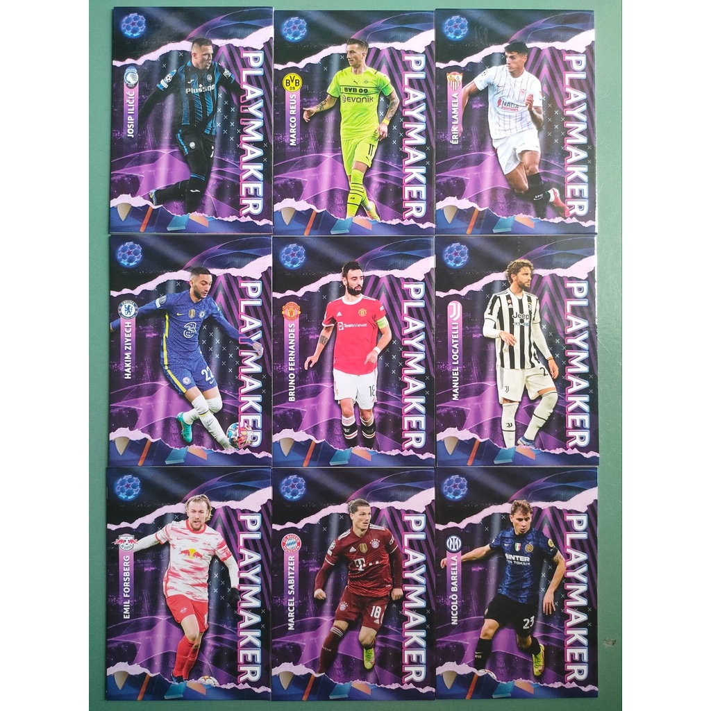 Thẻ SKY UCL PLAYMAKER | Bruno Fernandes, Locatelli, Ziyech, Ilicic, Marco Reus, Sabitzer, Barella, Erik Lamela, Forsberg