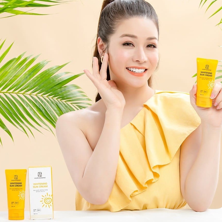 [CHÍNH HÃNG LAURA SUNSHINE] KEM CHỐNG NẮNG DÀNH CHO DA MẶT LAURA SUNSHINE - WHITENING SUN CREAM NHẬT KIM ANH SPF50 PA++