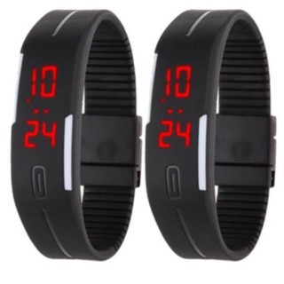 Đồng hồ đèn led thể thao dây silicon chống nướchaz