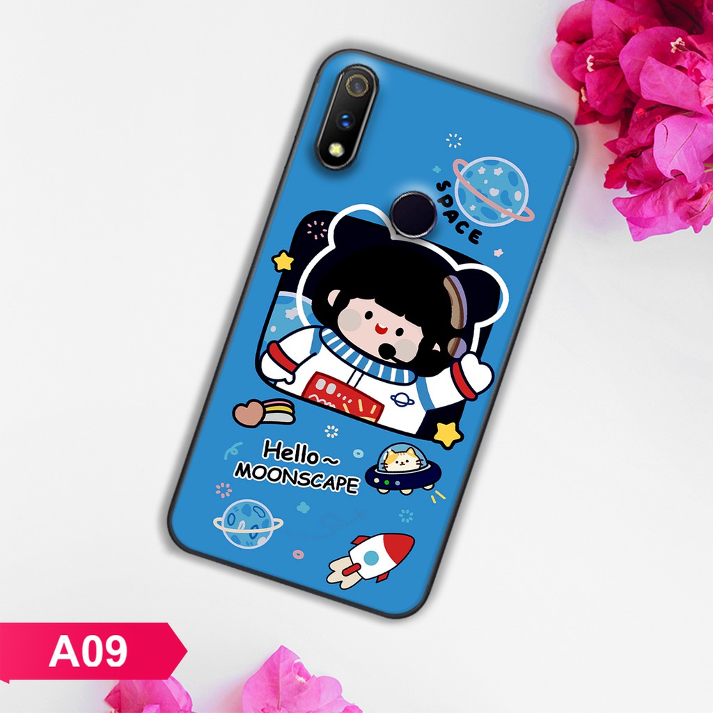 [FREESHIP]ỐP LƯNG REALME 3/REALME 3 PRO IN HÌNH THÁM TỬ MẶT TRĂNG CỰC ĐÁNG YÊU