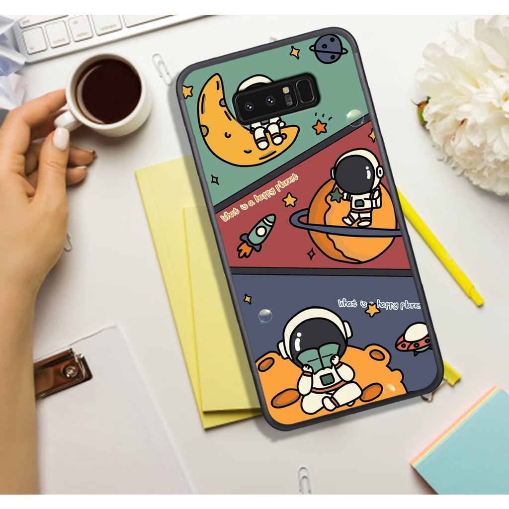 ỐP LƯNG SAMSUNG NOTE 8-SAMSUNG NOTE 9   , IN HÌNH ASTRONAUT PHI-HÀNH-GIA, MÀU SẮC BẮT MẮT