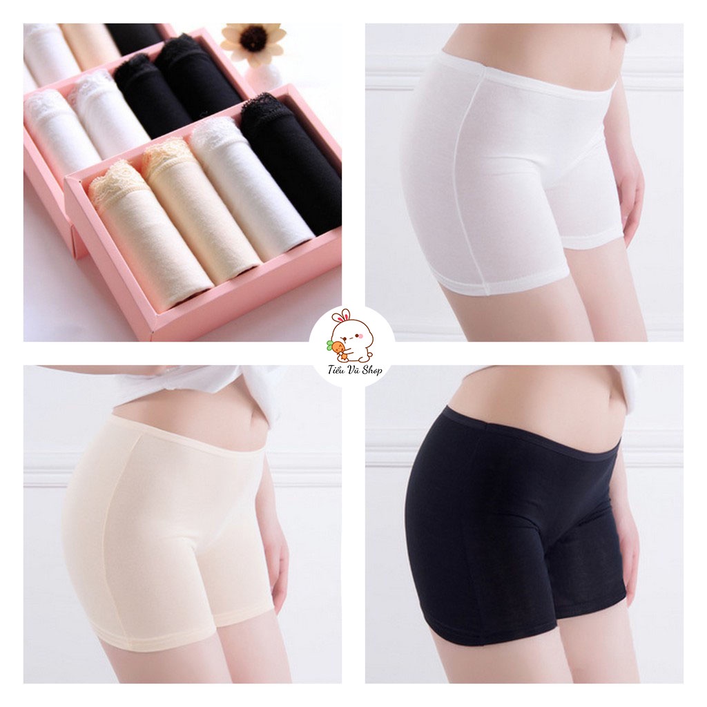 Quần thun mặc trong váy bảo hộ không sợ lộ