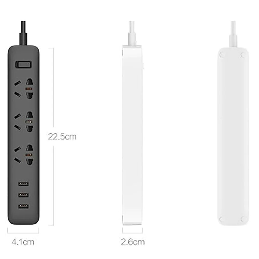 Ổ điện Xiaomi Mi Power Strip tích hợp 3 cổng USB - BH 6 tháng