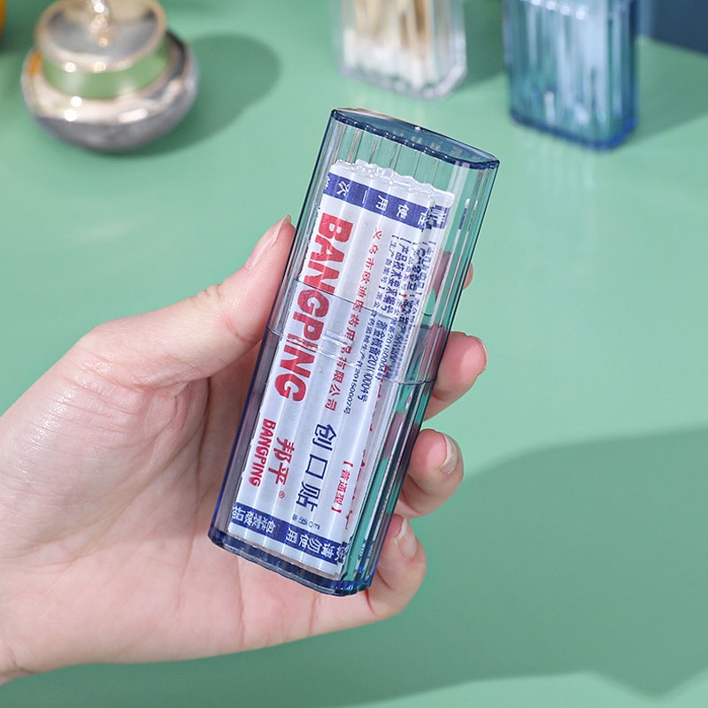 Hộp Trong Suốt Đựng Tăm Bông / Tăm Bông Đa Năng Tiện Dụng