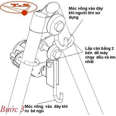 Máy đưa võng tự động TS – BẢO HÀNH 12 THÁNG ĐỔI MỚI