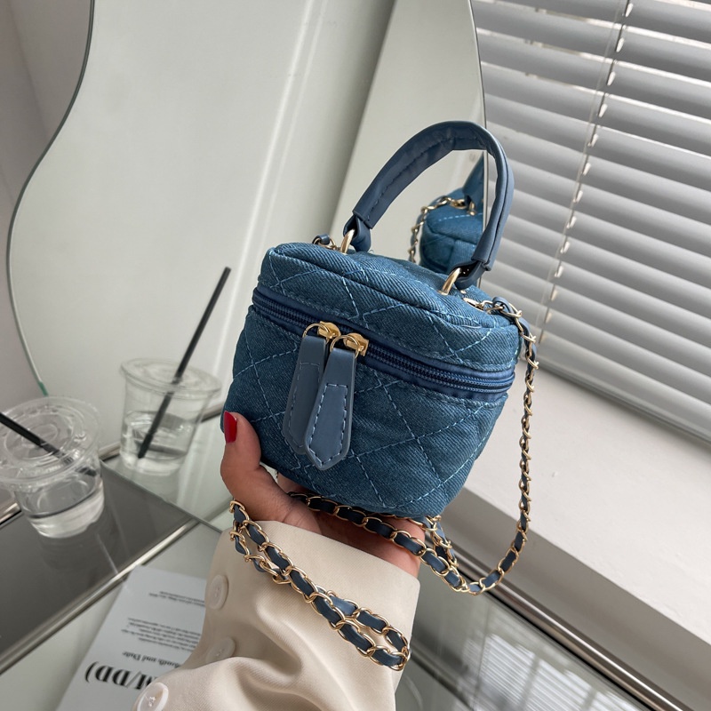 Túi Đeo Vai Dáng Xô Chất Liệu denim Thời Trang Mùa Xuân Cho Nữ