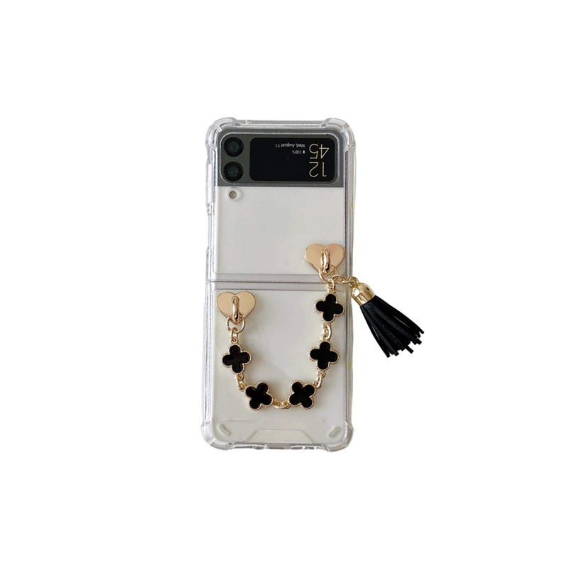 Ốp lưng Samsung Z Flip 4 Ốp lưng Điện Thoại Trong Suốt Có Dây Đeo Cho Samsung Galaxy z flip 4 z flip 3 zflip4 zflip3