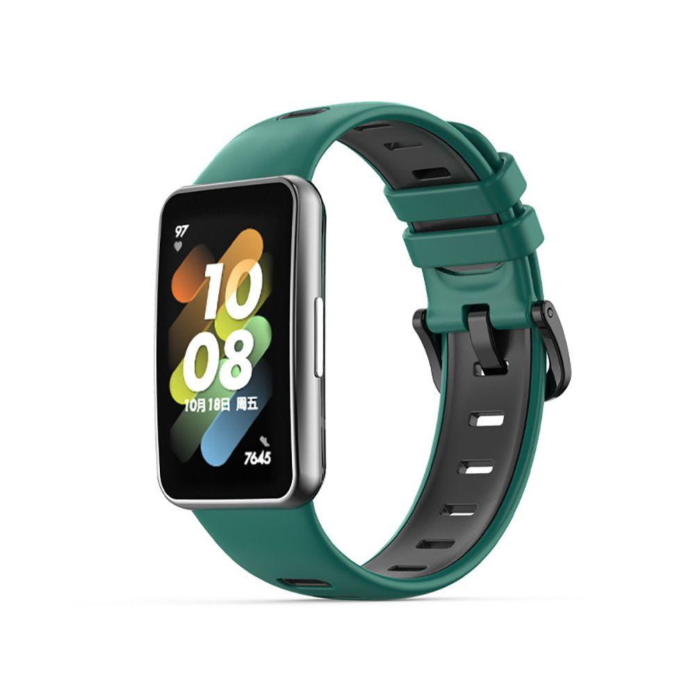 Dây Đeo Thay Thế Chất Liệu Silicon Màu Trơn Cho Huawei Band 7