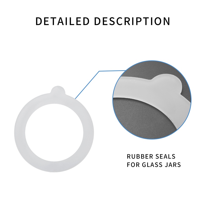 Set 20 Vòng Đệm Silicone Cho Hũ Đựng Thực Phẩm