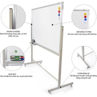 bảng từ trắng DI ĐỘNG 1 mặt - nhiều kích thước