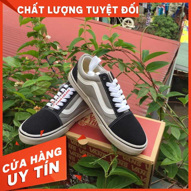 🔥[FULL BOX, TAG] Giày V-OLD SKOOL màu ghi-đen