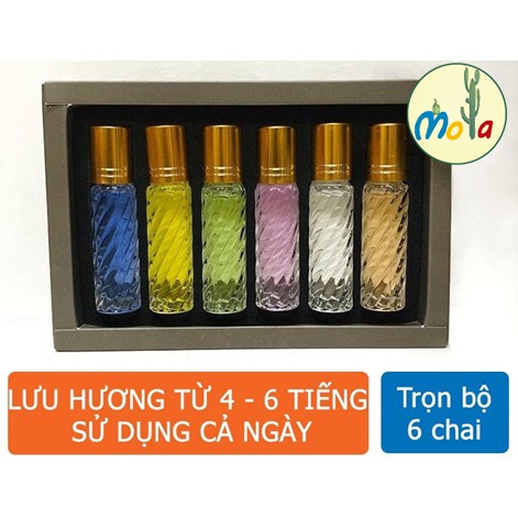 [HƯƠNG THƠM QUYẾN RŨ] SET 6 CHAI NƯỚC HOA DẠNG LĂN mola | Thế Giới Skin Care