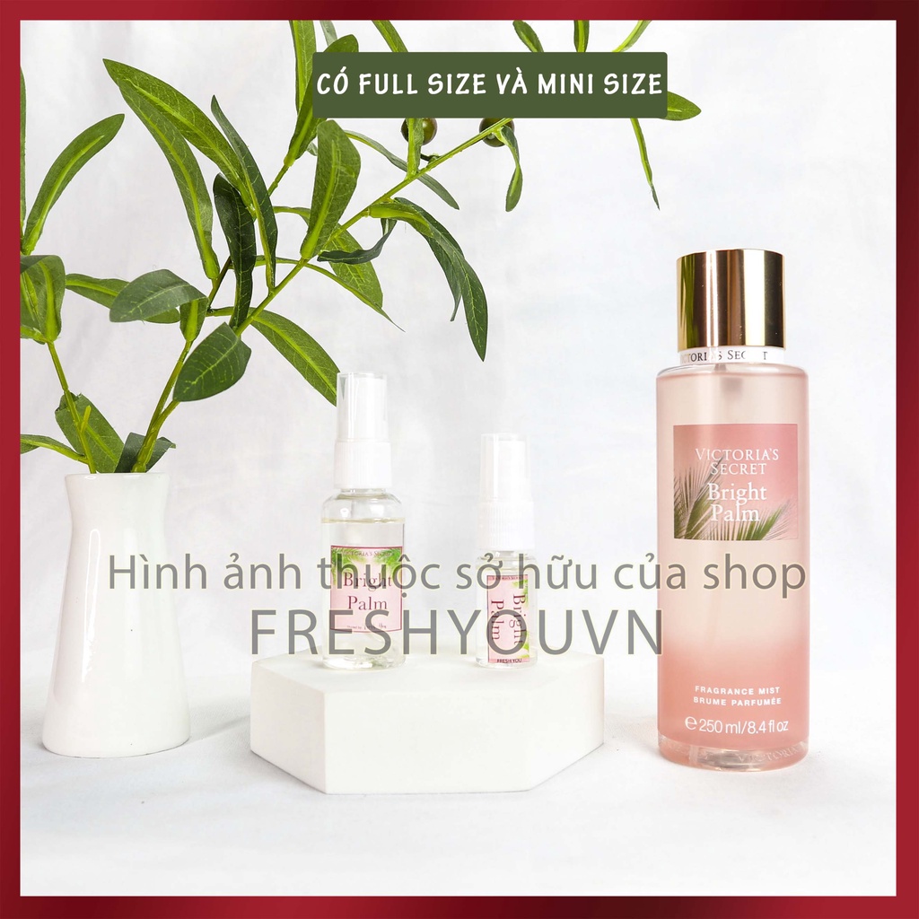 Bright Palm Xịt thơm toàn thân body mist Victoria's Secret