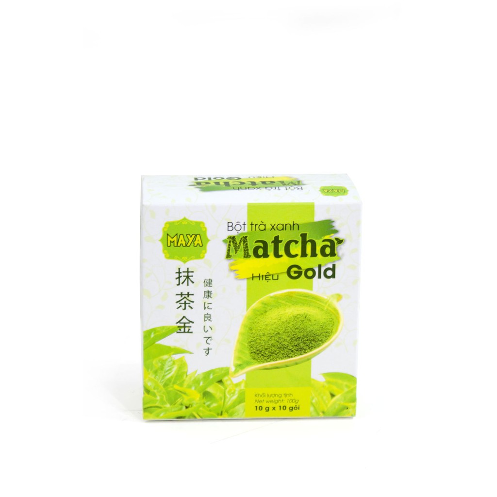 Bột Trà Xanh Matcha (Hộp 10 Gói x 10g)