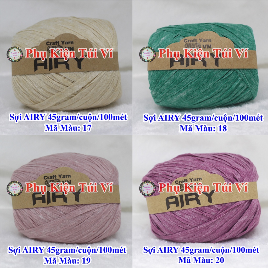 Sợi AIRY (28k/ cuộn/45 gram/ 100 mét)