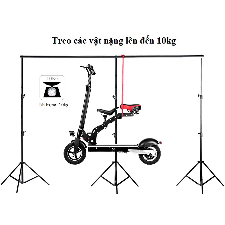 Khung treo phông di động 3x6m khổ rộng, giá đỡ phông loại lớn