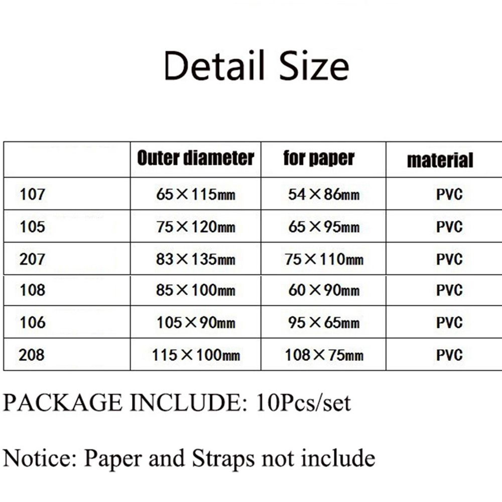 Set 10 bao đựng thẻ ID bằng pvc có thể thu gọn cho bác sĩ / y tá