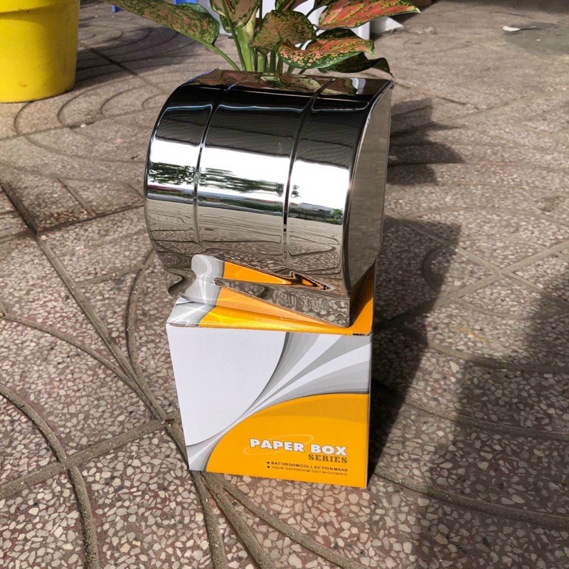 hộp đựng giấy inox 304 bóng