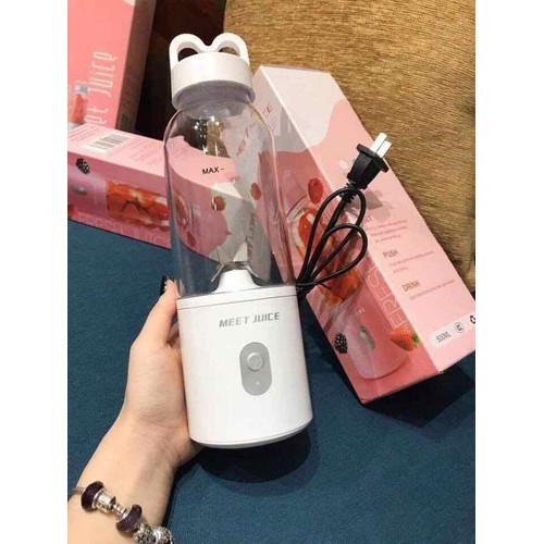 FREE SHIP MÁY XAY MINI CẦM TAY MEET JUICE (RẺ NHẤT SHOPEE) SHOP DAC BIET