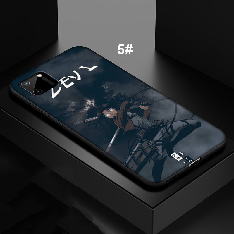 Ốp Điện Thoại Silicon Mềm Hình Anime Attack On Titan Levi Cho Vivo Y19 Y20 Y30 Y50 Y70 2020 V19 V20 Se X50 Pro Y11S Y20I Y20S