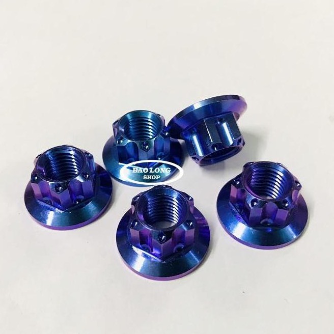 5 Ốc Tán TiTan GR5 6Li Xanh Tím (100%Titan)