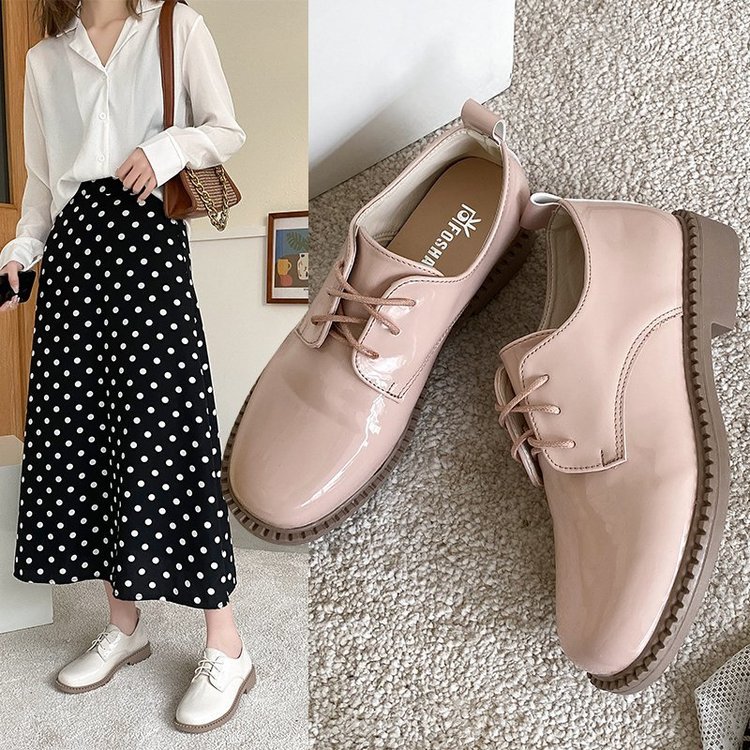 Giày Oxford Mũi Tròn Đế Thấp Thời Trang Thanh Lịch Cho Nữ | BigBuy360 - bigbuy360.vn