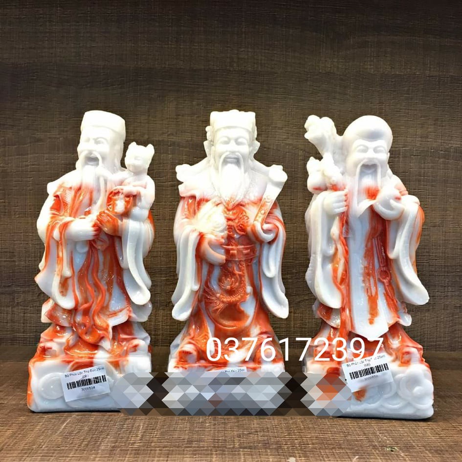 Bộ tam đa Phúc Lộc Thọ 23cm