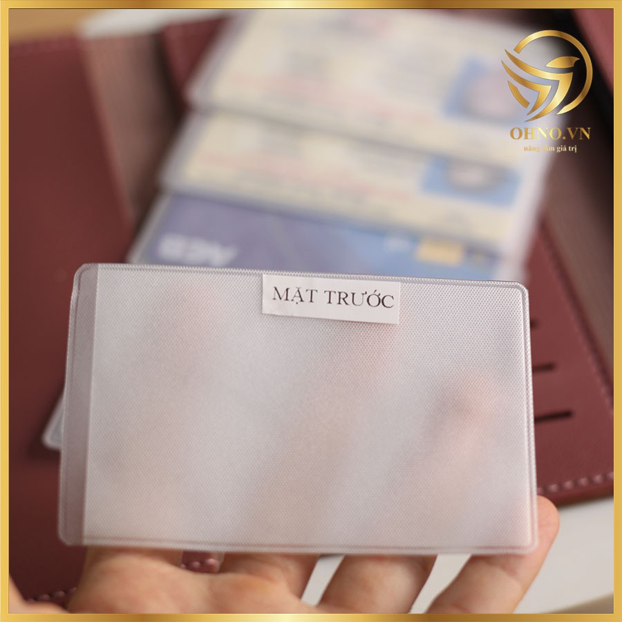 TÚI BAO NHỰA DẺO ĐỰNG THẺ CĂN CƯỚC BẰNG LÁI XE dạng thẻ PET NGÂN HÀNG CARD 9x6cm THẺ ATM NHÂN SINH VIÊN VIP