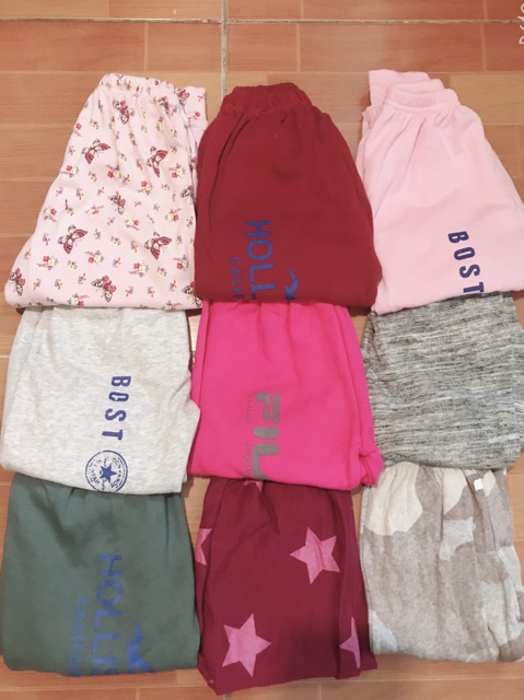 Quần nỉ da cá bé trai bé gái