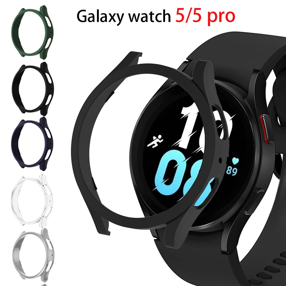 Ốp Bảo Vệ Màn Hình Đồng Hồ Bằng PC Tròn 45mm 5 44mm 40mm Cho Samsung Galaxy watch 5 pro