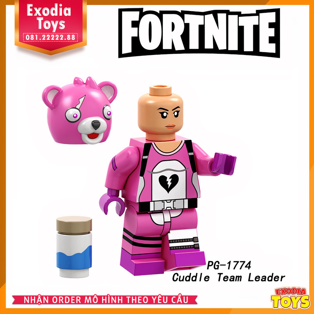Xếp hình Minifigure Nhân vật trò chơi sinh tồn Fornite - Đồ Chơi Lắp Ghép Sáng Tạo - POGO PG8203
