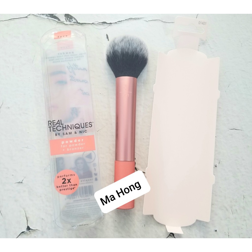 Ảnh thật [ Cọ Real Techniques các loại ] / má hồng blush , highlight , phấn nền sculpting  tạo khối bronzer