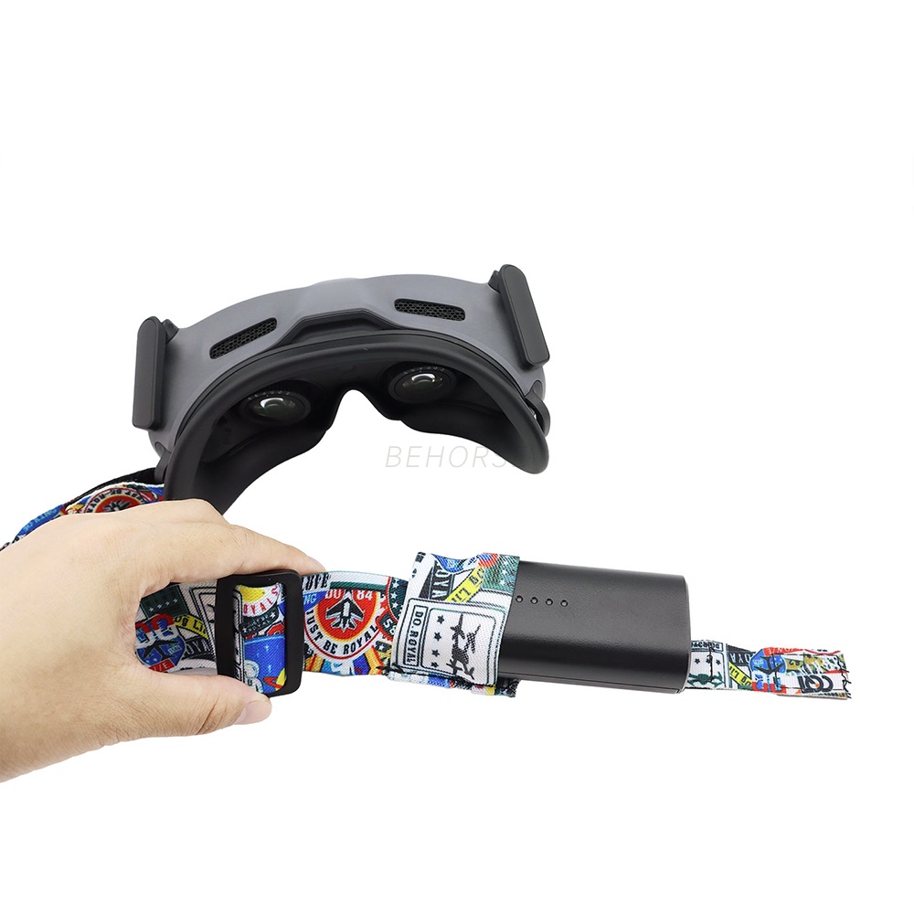 Dây Kẹp Pin + Giá Đỡ Điều Chỉnh Được Nhiều Màu Sắc Cho Kính Thực Tế Ảo DJI Avata VR Googles 2