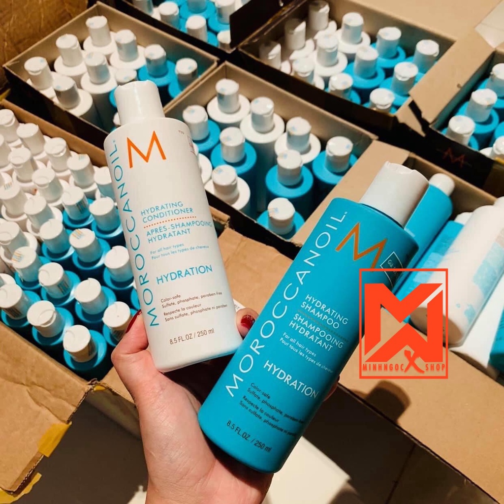 Dầu gội xả dưỡng ẩm Moroccanoil Hydrating 250ML chính hãng