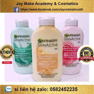 Sữa tẩy trang garnier soothing cleansing milk with rose water/ honey flower/ aloe vera 200ML BILL ANH