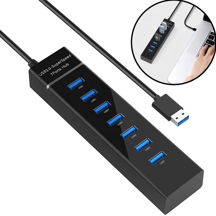 Bộ chia Hub USB 7 Port tốc độ chuẩn 3.0